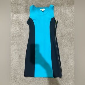Michael Kors Dress 

Turquoise and Black Sleeveless Dress